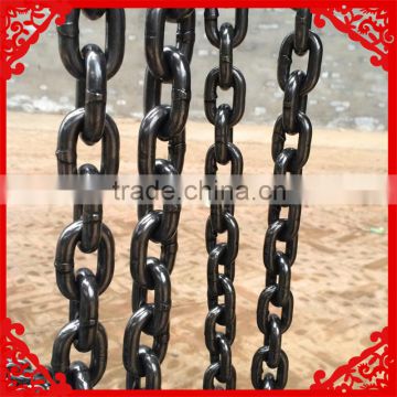 Good quality G80 chains for lifting heavy cargoes