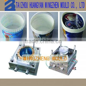 china huangyan 5gallon plastic paint bucket mould manufacturer