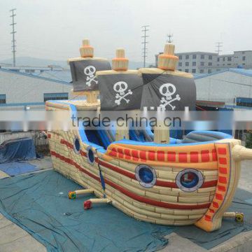 Hot sale inflatable giant pirate ship slide for kid chlidren adult inflatable Corsair