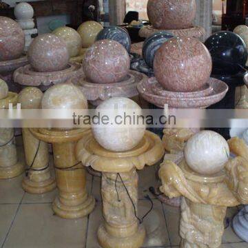 stone ball fountains