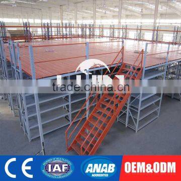 Custom Mezzanine Platform Lift Racking System Mezzanine Storage