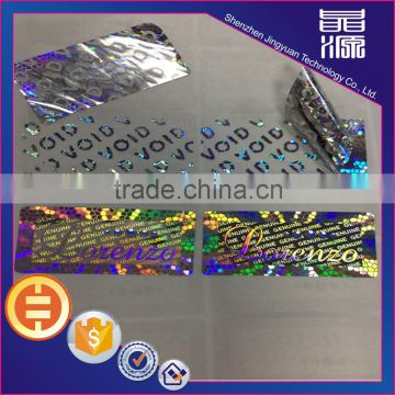 Newest custom tamper proof hologram stickers factory price