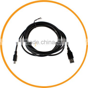 10FT 3M USB 2.0 A Male to Mini B 5 Pin Male MP3 Data Leads Cord Cable from Dailyetech