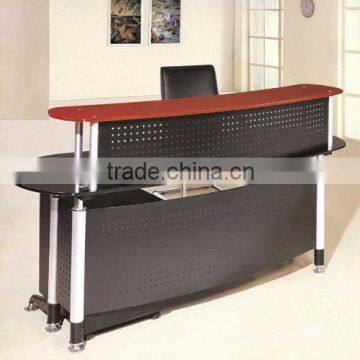 Metal and tempered glass desk