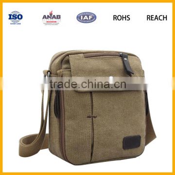Durable shoulder canvas tote bag messenger bag for men