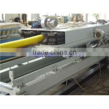 PE/PVC/PET/PP corrugated pipe extrusion line-Double wall