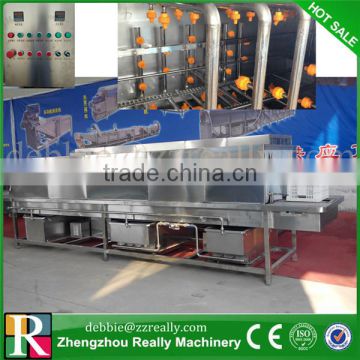 automatic high efficient save labour crate tray box basket washing machine for industrial use