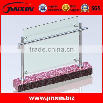 Tempered Glass For Stainless Steel Stair And Balcony Railing System