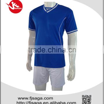100% Polyester custom design cheap soccer uniforms from china