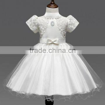 C0186#2017 Summer kids clothes baby frock design pictures baby girl wedding dress