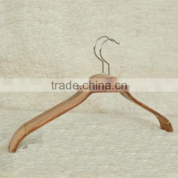 Multifunctional multifunctional wood pants hanger top grade wooden shirts hanger natural wooden shirt hanger