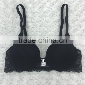 Elegant charming bras and panty sets with deep blace color XXXsexy