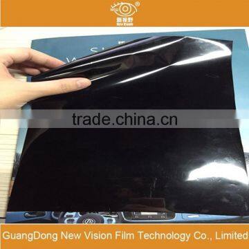 Car solar control black anti - src car window film 1 ply - 2 ply film