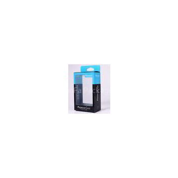 Plastic Transparent Sports Packaging Box  Attractive With Blue Logo