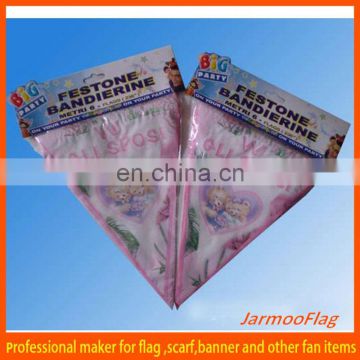 advertising decorative cotton pennants