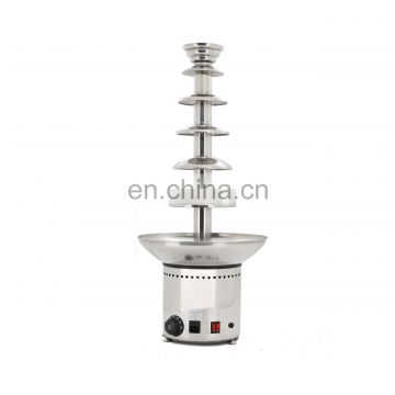 Commerical electric 6 layer chocolate fountain maker stand for sale