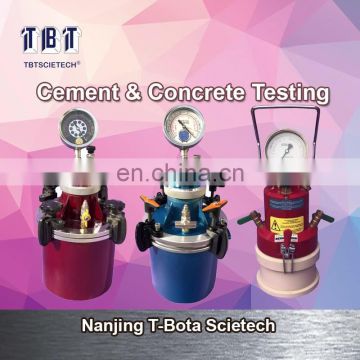 T-BOTA 7L Air content meter Portable Concrete Mix Air Entrainment Meter