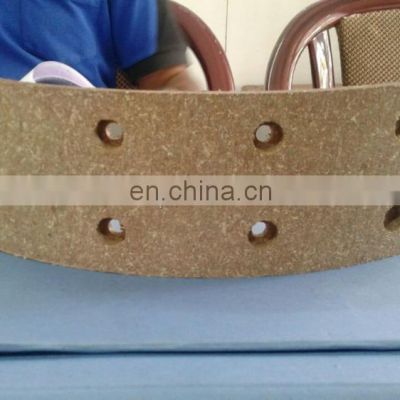 Mitsubishi canter truck brake shoe lining with rivets