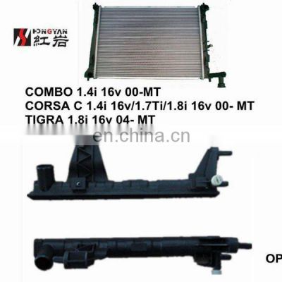 radiator plastic tank for OPEL and COMBO 1.4i 16v 00- CORSA C 1.4i 16v/1.7DTi/1.8i 16v 00- TIGRA 1.8i 16v