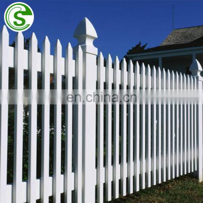 Plastic picket with steel fence for factories