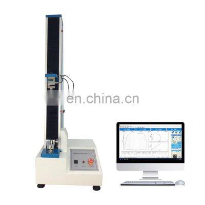 Single Column Tensile Strength Measurement Test Device For Plastic Film Testing