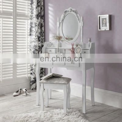 modern Large-capacity cheap white dressing table designs