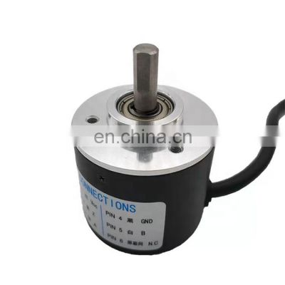 S38 series solid shaft DC 24V incremental rotary encoder 1000 ppr 38mm photoelectric elevator rotary encoder