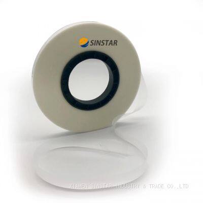 19mm width waterproof hot melt sealing rigid box corner pasting tape hot melt tape PET corner tape for sealing