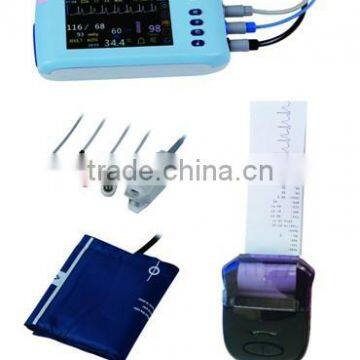 Mini 5 inch Touch Screen Multi-parameter Patient Monitor Medical Electronic Apparatus AJ-3000Palm