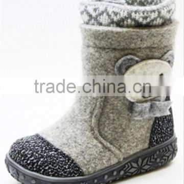 Latest product simple design flat women boots with good price