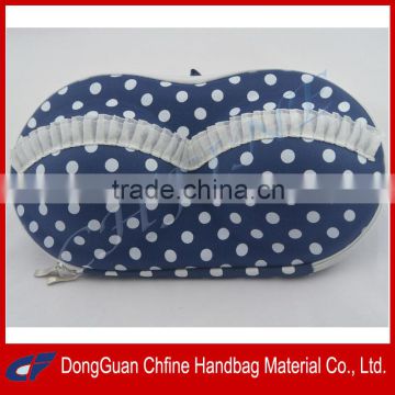 CFBCD3-00093 Polka dots EVA hard shell protective bag case bra organizer