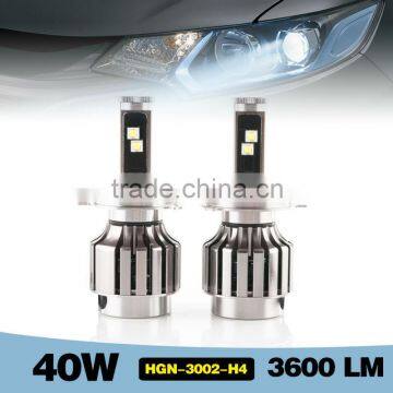 H4 6000-7000K 2880LM high beam/low beam professional car led headlight 30w