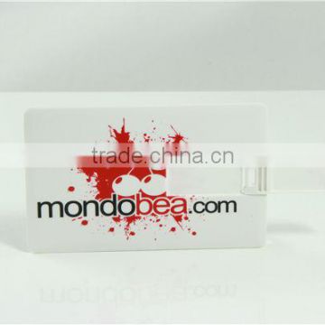 white plastic usb business card with cheap price