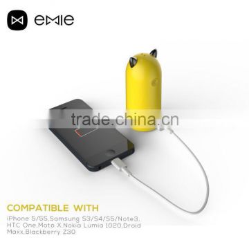 New emie 5200mah waterproof power bank for iphone 6 plus