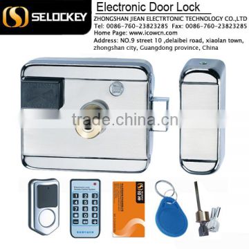 simple design electrical IC key door lock for rental house(LY09BM8B1)