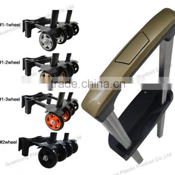 high quality metal telescopic/extendable/detachable trolley wheel for outside luggage