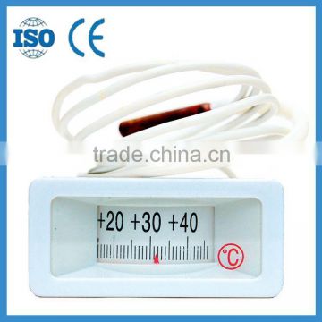 rectangle case industrial boiler capillary thermometer JDP-50