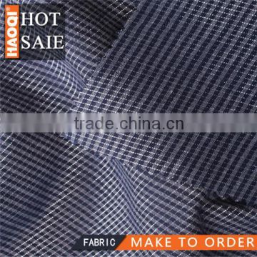 new products 2014 Cotton polyester Metallic checks fabric textiles for seven-tenths pants