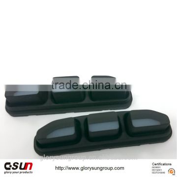 Custom made Silicone button with conductive carbon pill