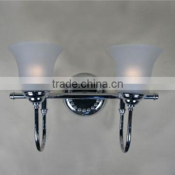 Modern 2 light stainless steel wall lamp/light for wedding decoration