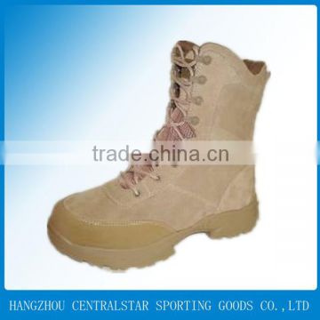 2014 new high quality leather and oxford upper military boots
