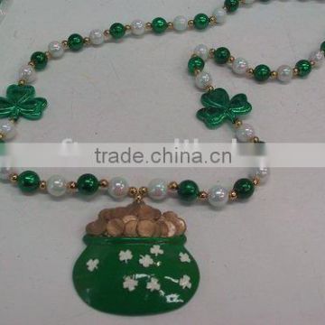 scoin pot medallion beads (shamrock flower beads)