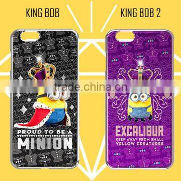 Promotional cute 3d minion 3d silicone phone case for travel