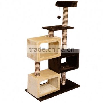 Cat Bed and Scratching Post with Toys Scratch Posts Tree