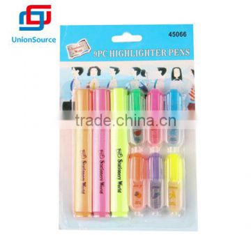 9PCS Kids High Light Pens