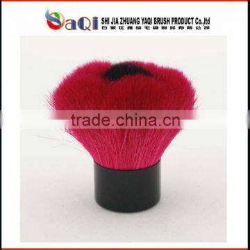 red flower shaped kabuki brush,flower makeup brushes