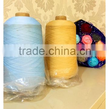 China factory textured high polyester stretch yarn for stretch socks and bathing suit