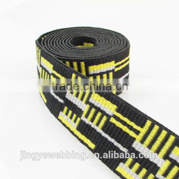 40mm customized made polyester-cotton thick jacquard webbing