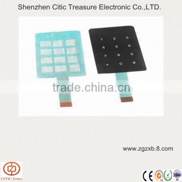 Pvc/pc/pet/ capacitive button touch switches with clear film