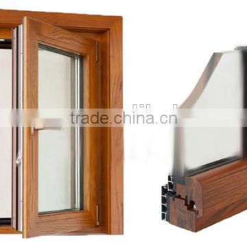 TOMA good quality elegant aluminum clad wood window